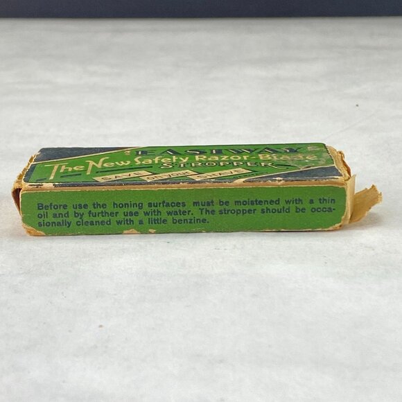 Vintage Easiway The New Safety Razor Blade Stropper Sharpening Stone - Picture 5 of 10